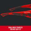 imageCraftsman 200 Safety Glass Comfort Fit  Smoke Red FrameSmoke