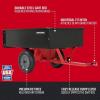 imageCraftsman CMXGZBF7124355 750Pound 12cu ft Steel Tow Dump Cart Black