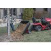 imageCraftsman CMXGZBF7124489 350 lb Load Capacity Tow Behind Poly DumpSwivel Cart 10 CU FT Capacity Lawn ampamp Garden CartTrailer for Lawn Mowers Easy to Use Hand Dumping MechanismCART