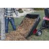 imageCraftsman CMXGZBF7124489 350 lb Load Capacity Tow Behind Poly DumpSwivel Cart 10 CU FT Capacity Lawn ampamp Garden CartTrailer for Lawn Mowers Easy to Use Hand Dumping MechanismCART