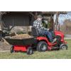 imageCraftsman CMXGZBF7124489 350 lb Load Capacity Tow Behind Poly DumpSwivel Cart 10 CU FT Capacity Lawn ampamp Garden CartTrailer for Lawn Mowers Easy to Use Hand Dumping MechanismCART