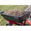 imageCraftsman CMXGZBF7124489 350 lb Load Capacity Tow Behind Poly DumpSwivel Cart 10 CU FT Capacity Lawn ampamp Garden CartTrailer for Lawn Mowers Easy to Use Hand Dumping MechanismCART