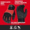 imageRadians CRAFTSMAN Mens Polyester Multipurpose Gloves Red and Black Large Pack of 1Large Pack of 1