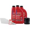 imageCRAFTSMAN Oil Change Kit Compatible with Kawasaki Ninja Vulcan ER6N W800 3 Quart 10W40 Full Synthetic In Kit 3 Quarts of Oil 1 Filter 1 Crush Washer 1 Oil Change Sticker CMXOKLT207156