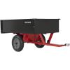 imageCraftsman CMXGZBF7124355 750Pound 12cu ft Steel Tow Dump Cart Black