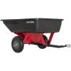 imageCraftsman CMXGZBF7124489 350 lb Load Capacity Tow Behind Poly DumpSwivel Cart 10 CU FT Capacity Lawn ampamp Garden CartTrailer for Lawn Mowers Easy to Use Hand Dumping MechanismCART