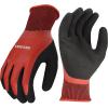 imageRadians Craftsman Sandy Foam Latex Waterproof Grip Glove Large Red CMXPGRA18LMedium Pack of 2