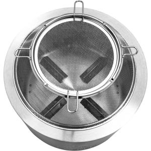 imageCRAFTSMAN 195quot Spark Screen for Smokeless Fire Pit Stainless Steel Mesh Lid Outdoor Fire Safety for Backyard Bonfires