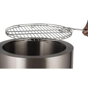 imageCRAFTSMAN 25quot Grill for Smokeless Fire Pit XL Surface for Campfire Heavy Duty BBQ Grilling Fire Pit Accessory