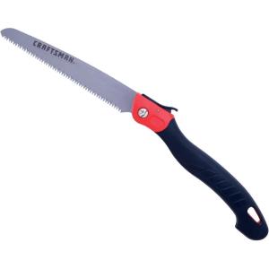 imageCRAFTSMAN Folding Hand Saw 8 in Blade Compact Design for Camping Pruning Cutting Wood Branches or BrushFolding Pruning Saw