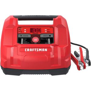 imageCRAFTSMAN Fully Automatic 6in1 Automotive Battery Charger and Maintainer with 100A Engine Start and Builtin Battery Alternator Tester and Desulfator CMXCESM253 6 Volt and 12 Volt