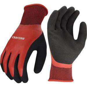 imageRadians Craftsman Sandy Foam Latex Waterproof Grip Glove Large Red CMXPGRA18LMedium Pack of 2