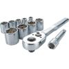 imageCRAFTSMAN Socket Set with Ratchet SAE 38quot Drive 11Piece Set with Case CMMT12027SAE 11 Piece