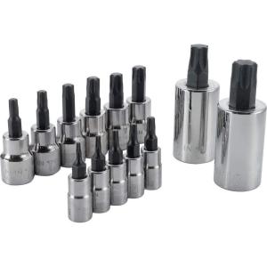 imageCRAFTSMAN Hex Bit Socket Set 38quot Drive Metric 6Piece CMMT3444813PC Torx