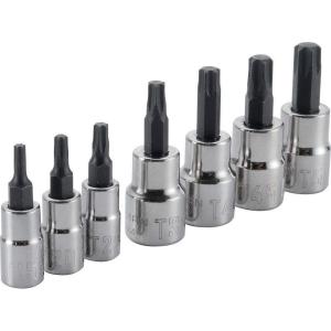 imageCRAFTSMAN Hex Bit Socket Set 38quot Drive Metric 6Piece CMMT344487PC Torx