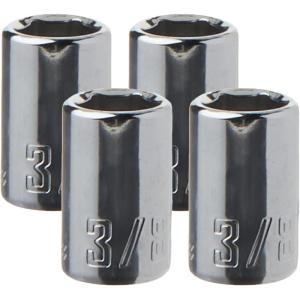 imageCRAFTSMAN Shallow Socket SAE 14Inch Drive 532Inch 6Point CMMT4348138 Pack of 4