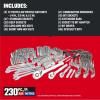 imageCRAFTSMAN Mechanics Tool Set 230Piece Hand Tool and Socket Set with 3Drawer Tool Box CMMT45305New 230 Piece Set