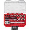 imageCRAFTSMAN Mechanics Tool Set 24 Piece 14 Inch Drive SAE CMMT12109LZMM