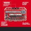 imageCRAFTSMAN Mechanics Tool Set 24 Piece 14 Inch Drive SAE CMMT12109LZNEW SAE Set