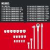 imageCRAFTSMAN Mechanics Tool Set 34 Inch Drive Ratchet Sockets Extension Bars THandle 22 Piece CMMT17904