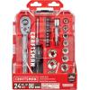 imageCRAFTSMAN Socket Set Nano Metric 38quot Drive 24Piece CMMT12011NEW SAE Set