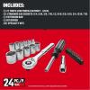 imageCRAFTSMAN Socket Set Nano Metric 38quot Drive 24Piece CMMT12011NEW SAE Set