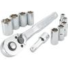 imageCRAFTSMAN Mechanics Tool Set Socket Wrench Set MM 14 Inch Drive CMMT34861SAE Set