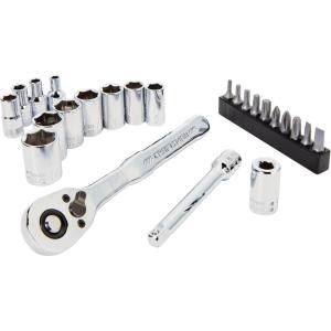 imageCRAFTSMAN Mechanics Tool Set 24 Piece 14 Inch Drive SAE CMMT12109LZNEW MM Set