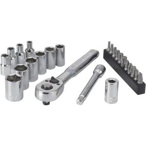 imageCRAFTSMAN Mechanics Tool Set 24 Piece 14 Inch Drive SAE CMMT12109LZSAE