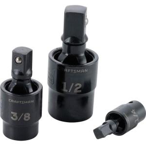 imageCRAFTSMAN Universal Joint Socket Set Impact Rated 3Piece CMMT57569