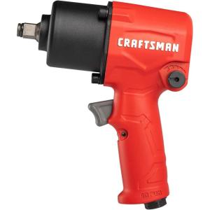 imageCRAFTSMAN in 400ftlbs Air Impact Wrench HeavyDuty AllMetal Build Variable Power Settings 5 SCFM at 90 PSI