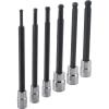 imageCRAFTSMAN Hex Bit Socket Set SAE 38quot Drive Long Ball 6Piece CMMT42606Metric