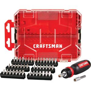 imageCRAFTSMAN RATCHETING SCREWDRIVER 44PC CMHT68017 Red