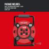 imageCRAFTSMAN 100 Ft Retractable Extension Cord Reel With 4 Outlets ampamp Heavy Duty 14AWG SJTW Cable100 ft