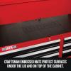 imageCRAFTSMAN 41quot Rolling Tool Chest 10Drawer Steel Tool Cabinet with Drawer Trays and Paper Towel Holder CMST341102RBMagnetic