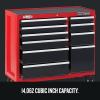 imageCRAFTSMAN 41quot Rolling Tool Chest 10Drawer Steel Tool Cabinet with Drawer Trays and Paper Towel Holder CMST341102RBMagnetic