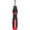 imageCRAFTSMAN Ratcheting Screwdriver SpeedDrive 2 Double Ended Bits Included Handle Holds Up To 6 Bits CMHT68129