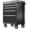 imageCRAFTSMAN Rolling Tool Chest 26inch 5Drawer Workshop Tool Storage with Wheels CMST32752RBNew Black