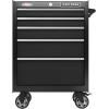 imageCRAFTSMAN Rolling Tool Chest 26inch 5Drawer Workshop Tool Storage with Wheels CMST32752RBNew Black