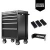 imageCRAFTSMAN Rolling Tool Chest 26inch 5Drawer Workshop Tool Storage with Wheels CMST32752RBNew Black