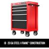 imageCRAFTSMAN Rolling Tool Chest 26inch 5Drawer Workshop Tool Storage with Wheels CMST32752RBNew Red