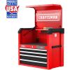 imageCRAFTSMAN S2000 26IN 4DRAWER CHEST WLIGHT ampamp DIVIDE CMST32642RBNew Red