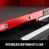 imageCRAFTSMAN S2000 26IN 4DRAWER CHEST WLIGHT ampamp DIVIDE CMST32642RBNew Red