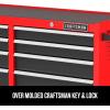 imageCRAFTSMAN S2000 52IN 10DRAWER CABINET WTRAY ampamp HOLDER BK CMST352102BKNew Red