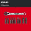imageCRAFTSMAN Screwdriver Set Ratcheting Offset MultiBit 10 Piece CMHT68008