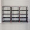 imageCX Craftsman 4Tier Highly Durable Storage Rack 200lbsshelf 55H x 40W x 24D Interlocking Shelving Unit and WeatherResistant Design American Made Garage Shelf5Tier