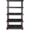 imageCX Craftsman 4Tier Highly Durable Storage Rack 200lbsshelf 55H x 40W x 24D Interlocking Shelving Unit and WeatherResistant Design American Made Garage Shelf5Tier