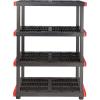 imageCX Craftsman 4Tier Highly Durable Storage Rack 200lbsshelf 55H x 40W x 24D Interlocking Shelving Unit and WeatherResistant Design American Made Garage Shelf4Tier