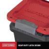 imageCraftsman 5Gallon Highly Durable Storage Bucket ampamp Dual Latching Lid 148H x 12W x 132D Versatile Stacking Tote and WeatherResistant Design American Made 4 Pack5 Gallon