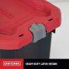 imageCraftsman 5Gallon Highly Durable Storage Bucket ampamp Dual Latching Lid 148H x 12W x 132D Versatile Stacking Tote and WeatherResistant Design American Made 4 Pack5 Gallon